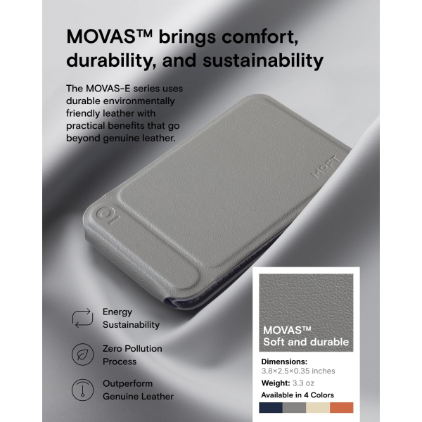MOFT MOVAS Manyetik Czdan Stand-Taupe