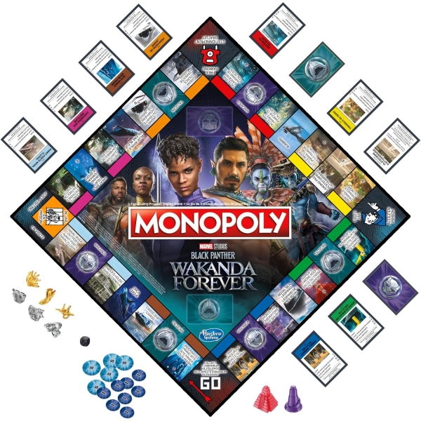 MONOPOLY Marvel Studios Black Panther Kutu Oyunu