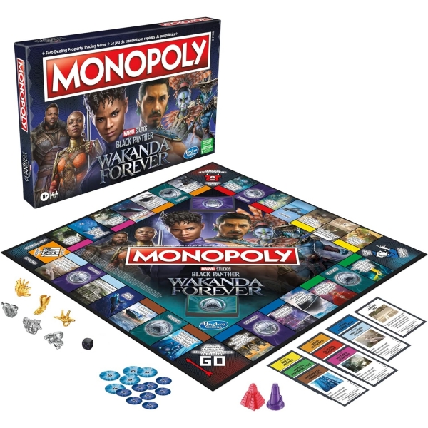 MONOPOLY Marvel Studios Black Panther Kutu Oyunu
