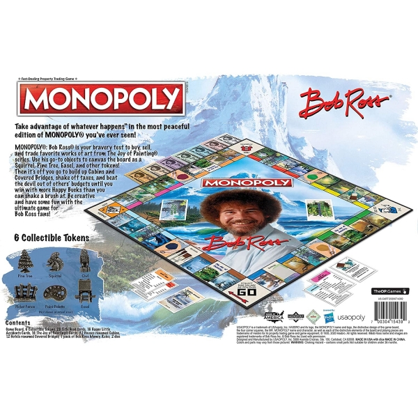 MONOPOLY Bob Ross Kutu Oyunu