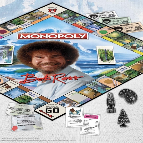 MONOPOLY Bob Ross Kutu Oyunu