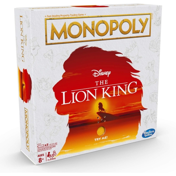MONOPOLY Disney Aslan Kral Aile Kutu Oyunu