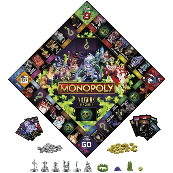 MONOPOLY Disney Villains Henchmen Edition Kutu Oyunu