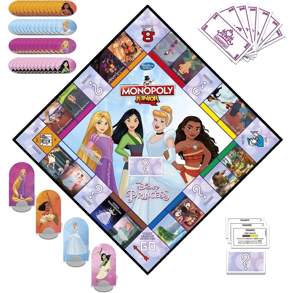 MONOPOLY Junior Disney Princess Edition Kutu Oyunu