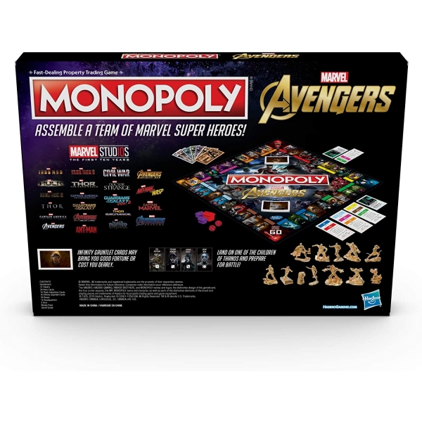 MONOPOLY Marvel Avengers Edition Kutu Oyunu