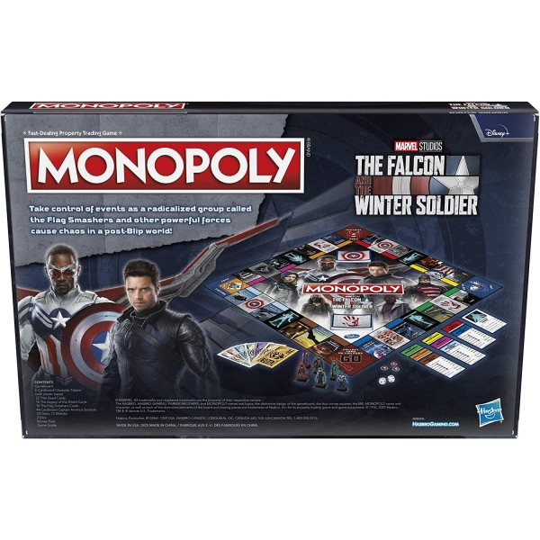 MONOPOLY Marvel Studios The Falcon and The Winter Soldier Edition Kutu Oyunu