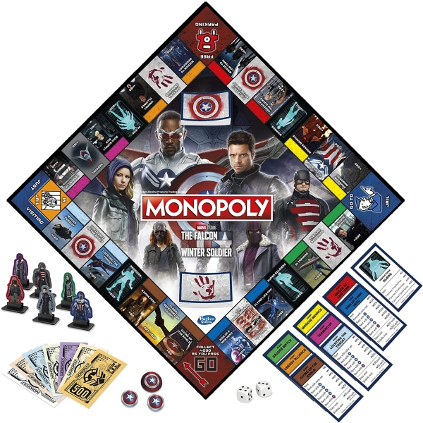 MONOPOLY Marvel Studios The Falcon and The Winter Soldier Edition Kutu Oyunu