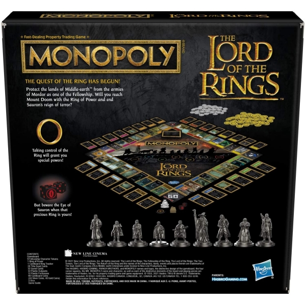 MONOPOLY The Lord of The Rings Edition Kutu Oyunu