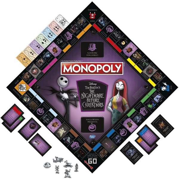 MONOPOLY The Nightmare Before Christmas Edition Kutu Oyunu