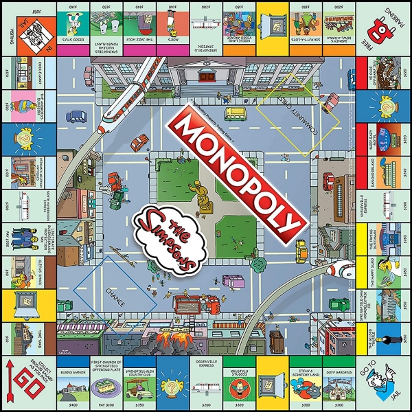 MONOPOLY The Simpsons Edition Kutu Oyunu