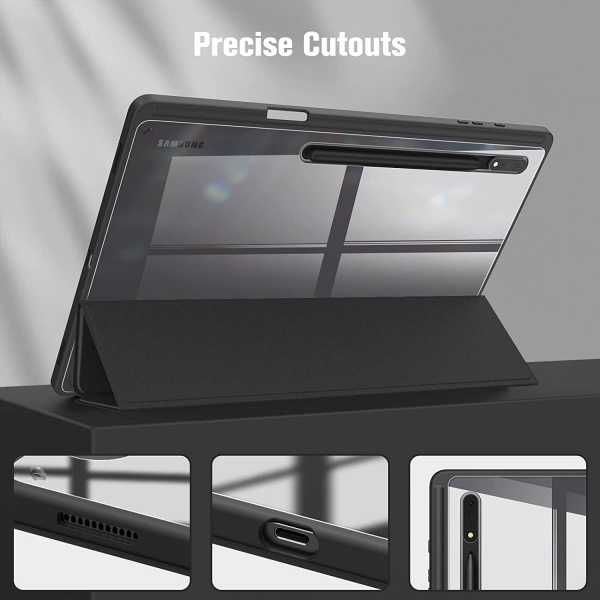 MOOISVS Galaxy Tab S9 Ultra Klf-Clear black