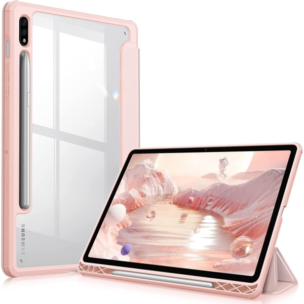 MOOISVS Galaxy Tab S9 Ultra Klf-Clear Pink