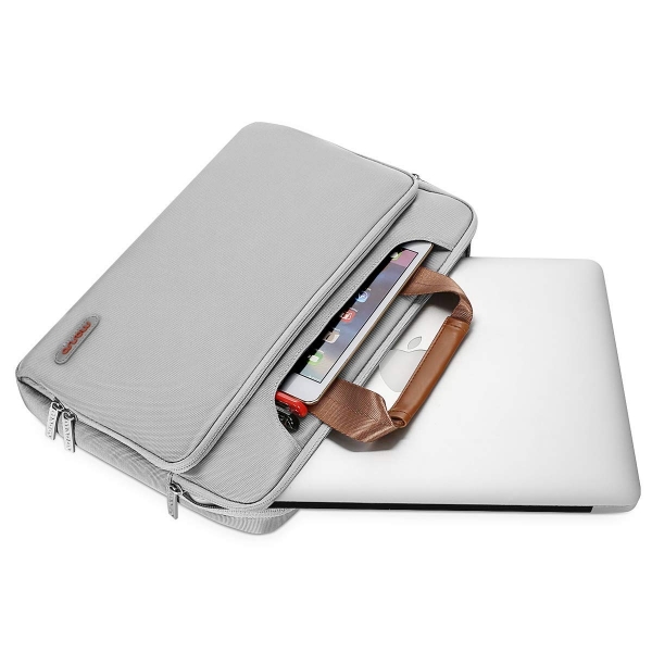 Mosiso Laptop Omuz antas (13-13.3in)-Gray