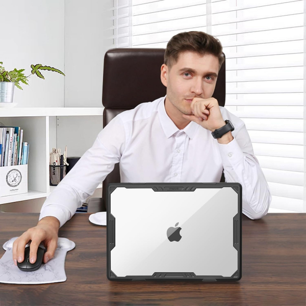 MOSISO MacBook Air M3 Bumper Klf (13.6 in)-Transparent 
