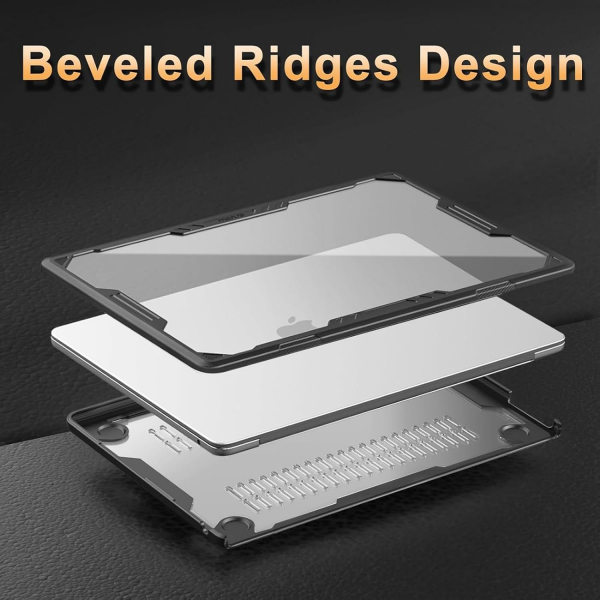 MOSISO MacBook Air M3 Bumper Klf (13.6 in)-Transparent 