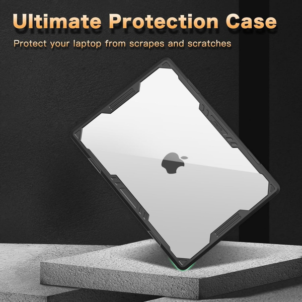 MOSISO MacBook Air M3 Bumper Klf (13.6 in)-Transparent 