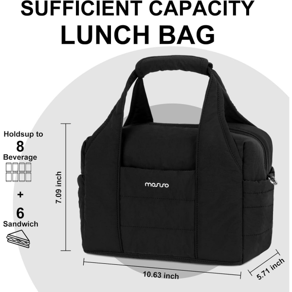 MOSISO Beslenme antas -Black 
