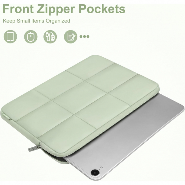 MOSISO Tablet Tama antas (9-11 in)-Sage Green