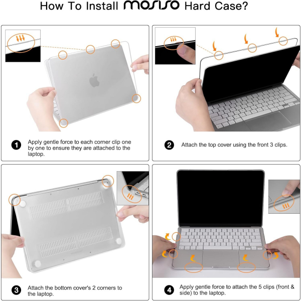 MOSISO Kristal Ultra �nce MacBook Neo Laptop K�l�f�-Crystal Blush