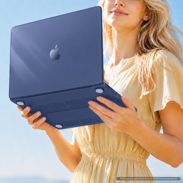 MOSISO Kristal Ultra �nce MacBook Neo Laptop K�l�f�-Crystal Indigo