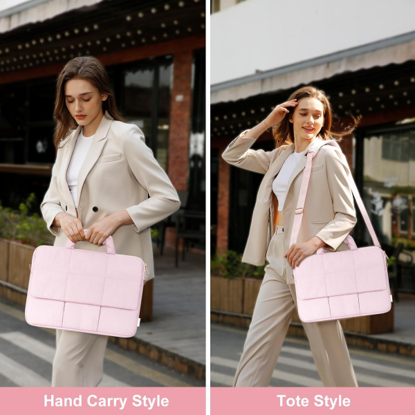 MOSISO Laptop Omuz antas (15-16 in)-Pink 