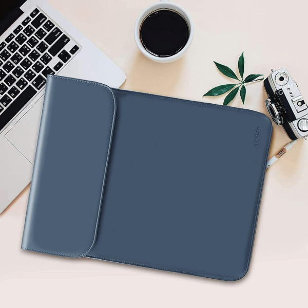MOSISO MacBook Air/Pro Uyumlu anta (13 in)-Peacock Blue
