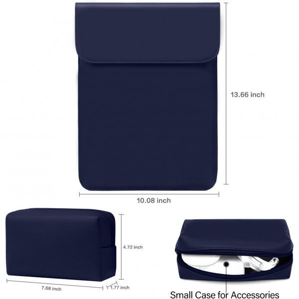 MOSISO MacBook Air/Pro Uyumlu anta (13 in)-Navy Blue