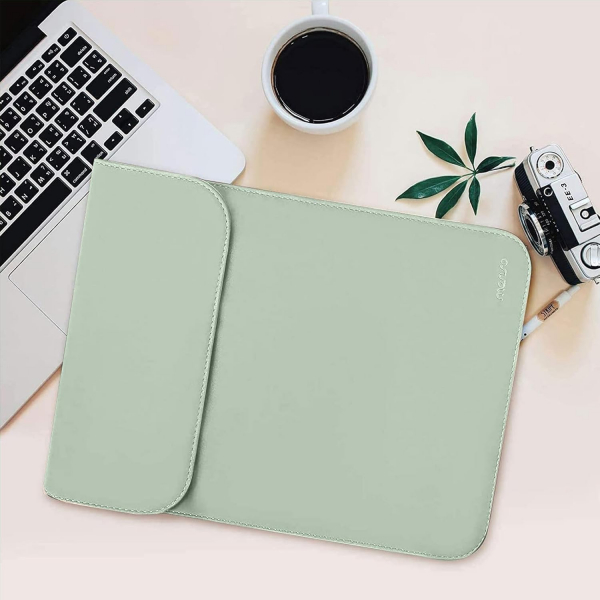 MOSISO MacBook Air/Pro Uyumlu anta (13 in)-Mint Green