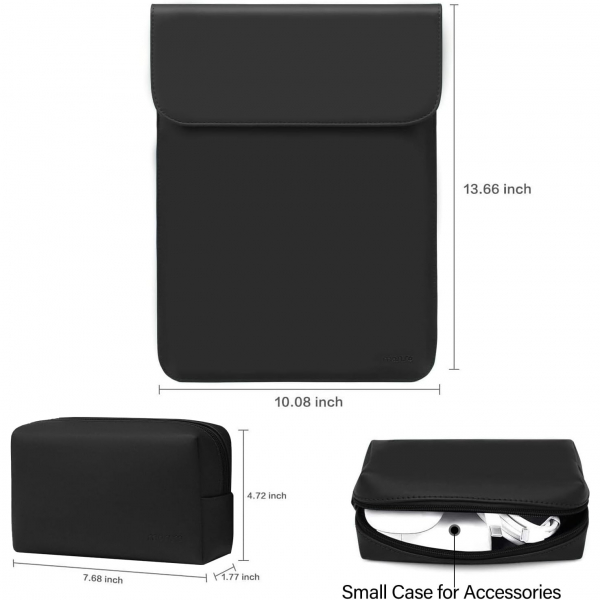 MOSISO MacBook Air/Pro Uyumlu anta (13 in)-Black 