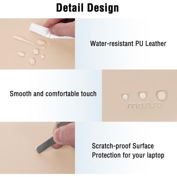 MOSISO MacBook Air/Pro Uyumlu anta (13 in)-Apricot 