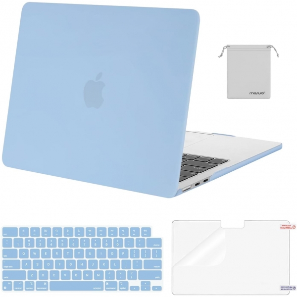 MOSISO MacBook Air Koruyucu Klf (13.6 in)-Air Blue