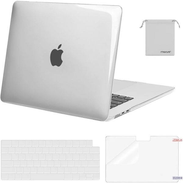 MOSISO MacBook Air Koruyucu Klf (15 in)(2023)-Crystal Clear