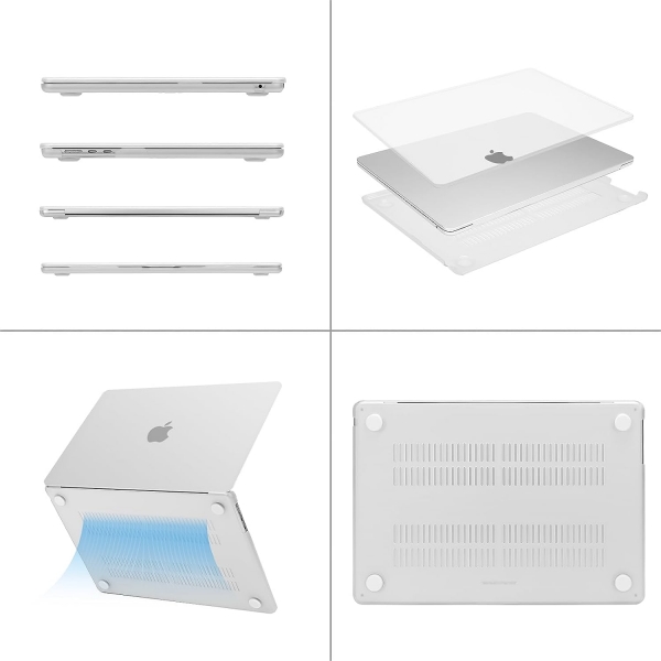 MOSISO MacBook Air Koruyucu Klf (15 in)(2023)-Crystal Clear