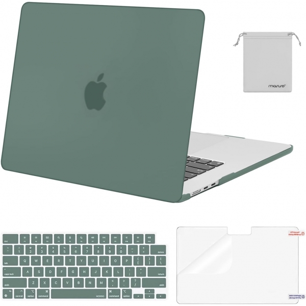 MOSISO MacBook Air Koruyucu Klf (15 in)(2023)-Emerald Green