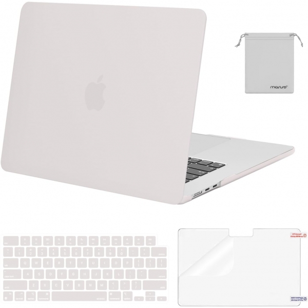 MOSISO MacBook Air Koruyucu Klf (15 in)(2023)-Stone Gray