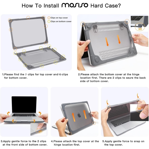 MOSISO MacBook Air M2 Standl Klf(15 in)