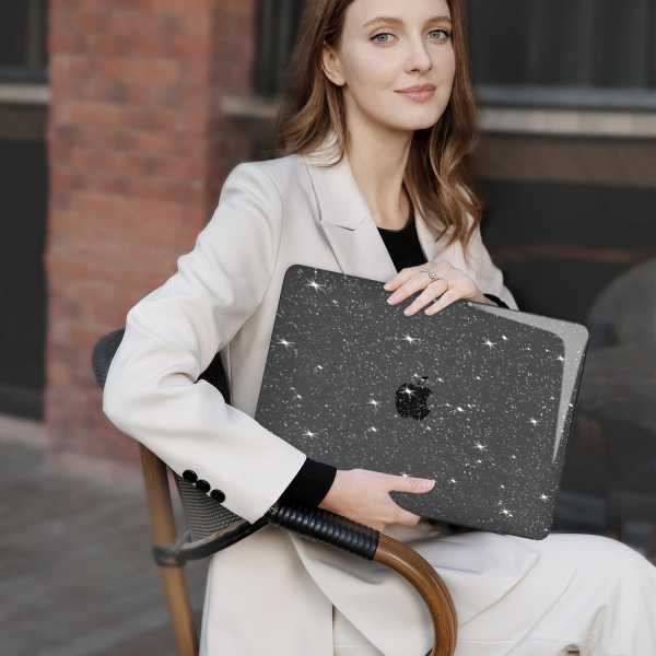 MOSISO MacBook Air M4/M3/M2 Uyumlu Klf (15 in)-Black
