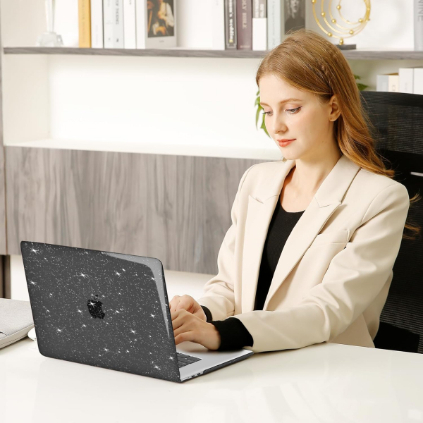 MOSISO MacBook Air M4/M3/M2 Uyumlu Klf (15 in)-Black