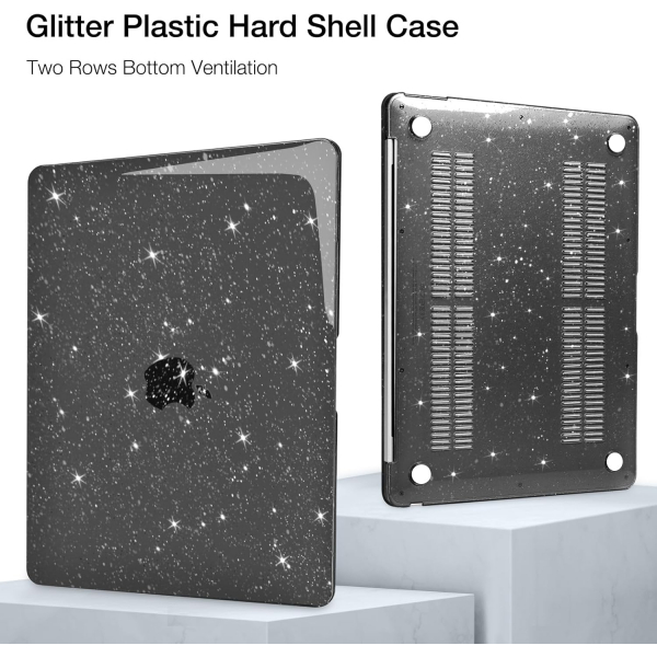 MOSISO MacBook Air M4/M3/M2 Uyumlu Klf (15 in)-Black
