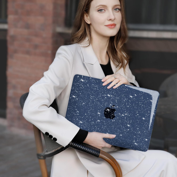 MOSISO MacBook Air M4/M3/M2 Uyumlu Klf (15 in)-Midnight Blue