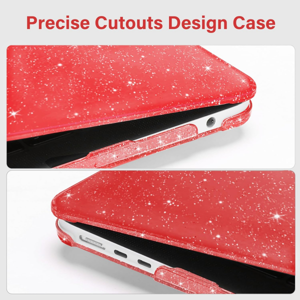 MOSISO MacBook Air M4/M3/M2 Uyumlu Klf (15 in)-Red