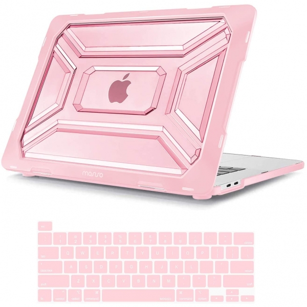 Mosiso MacBook Pro Koruyucu Kılıf (16 inç)-Pink