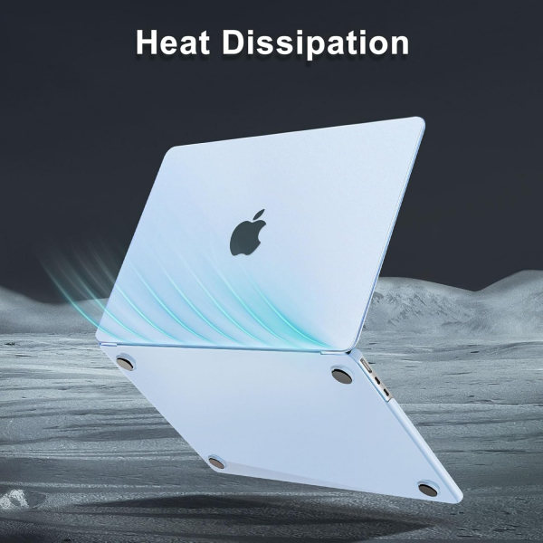 MOSISO MacBook Air M4 Sert Klf (13 in)-Pastel Blue