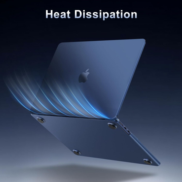 MOSISO MacBook Air M4 Sert Klf (13 in)-Midnight Clear