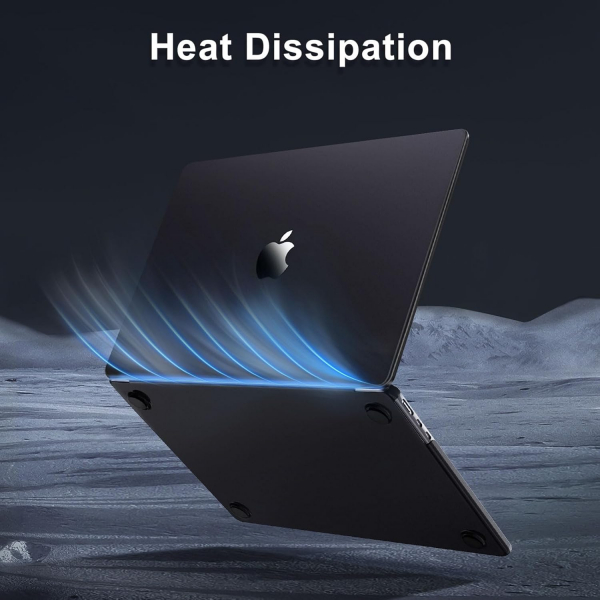 MOSISO MacBook Air M4 Sert Klf (13 in)-Black Clear 
