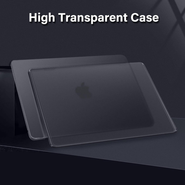MOSISO MacBook Air M4 Sert Klf (13 in)-Black Clear 