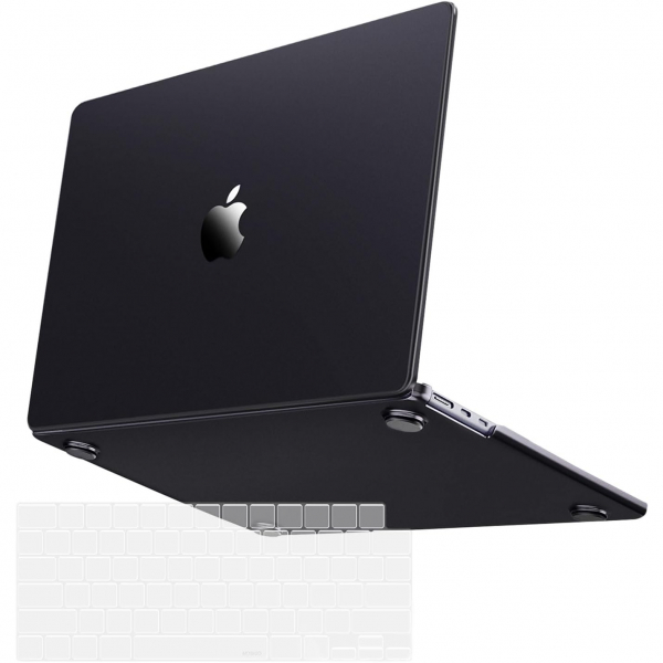 MOSISO MacBook Air M4 Sert Klf (13 in)-Black Clear 