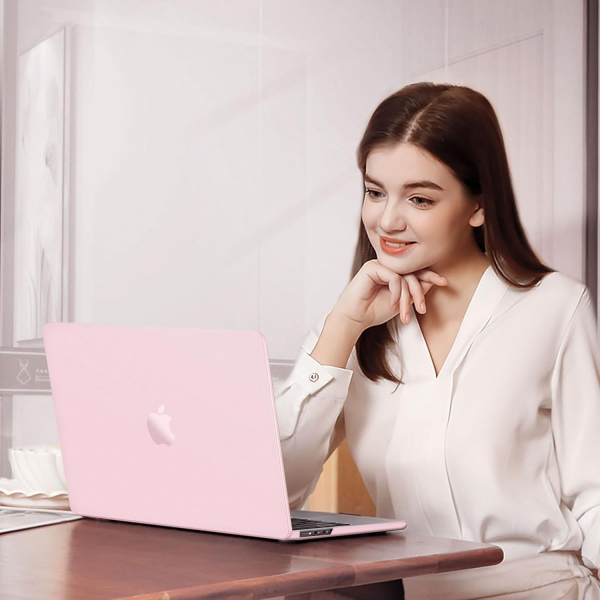 MOSISO MacBook Air M4 Sert Klf (13 in)-Baby Pink