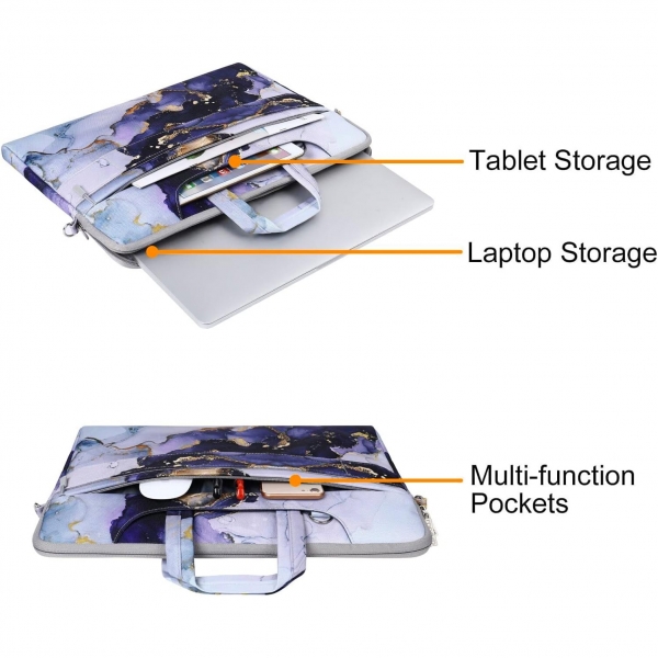 MOSISO Belt Marble Laptop antas(15-15.6 in)