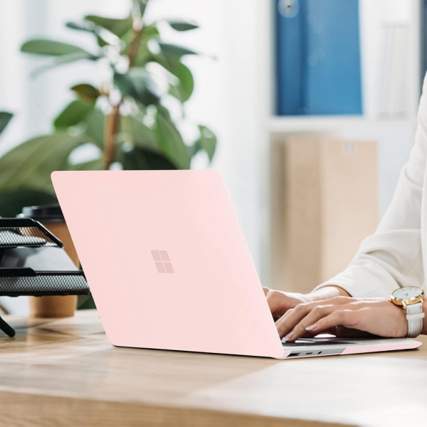 MOSISO Microsoft Surface Laptop Go 3 Koruyucu Klf-Chalk Pink